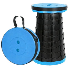 Heavy‑Duty Foldable Retractable Stool Lightweight Compact Aluminum Portable Camping Fishing Seat with Carry Storage Bag