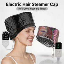 Hair Steamer for Deep Conditioning 9-Level Thermal Heat Cap Home Electric Portable Nourish Hair Mask Hat Thickened PE Bonnet