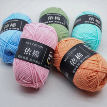 50g Soft Wool Milk Cotton Yarn Crochet Anti-Pilling Hand Knitting Thread For Cardigan Scarf Hat Baby Sweater Doll Supplies