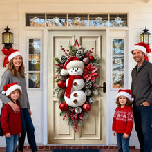Snowman Christmas Door Hanger Banner for Indoor and Outdoor Holiday Decor - image 2