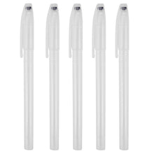 5-20pcs Fabric Leather Marker Water Erasable Pens Leather Silver Refill Pen Mercury Refillable Pen For Patchwork Leather Mark