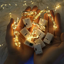 LED Fairy Lights Button Battery Light String Christmas Wedding New Year Bedroom Living Room Garden Decoration Garland