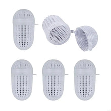 5Pcs Fishing Baits Cage Trap Fish Lure Feeder Basket Holder Plastic Baits Bucket Portable Fish Lure Fishing Baits Cage