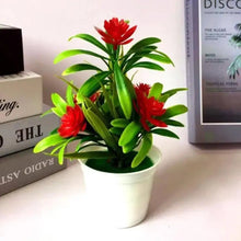 Artificial Lotus Flower in Pot, Plastic Fake Plant for Home and Office Decor - image 3