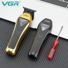 VGR Hair Trimmer Professional Hair Clipper Cordless Barber 10000 RPM Clipper Vector Motor Haircut Metal Trimmer for Men V-994