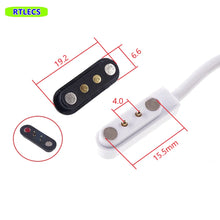1 Piece Magnetic Charger Cable Wire 2 Pin Pitch 4mm Universal USB Connector Male Adapter Power Charging for Juicer Smart Watch