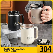 Milk Coffee Cup Stainless Steel Double Wall Thermal Insulated Water Cups and Mugs Metal Coffee Cup Mug