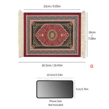 1pc Coffee Mat, Bohemian Style Coffee Pad Cup Mat, Multi-purpose Anti-slip Placemat, Coaster Coffee Accessories