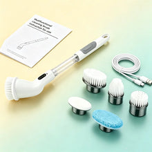 Electric Spin Scrubber, Bathroom Cordless Cleaning Brush Power Scrubber with  Replaceable Brush Heads, Electric Cleaning Brush