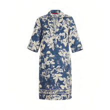 CHCH 2025 Summer Fashion Women Commuting V Neck Dresses Fashion Midi Printed New Lady Straight Dress