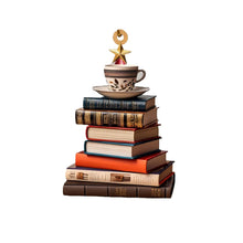 Christmas Ornament Creative Book Tree 2D Flat Acrylic Christmas Decoration Car Ornament Festive Holiday Home Decor