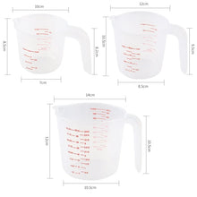 250/500/1000ML Easuring Cup Measuring Cups and Spoons Plastic Jug Digital Kitchen Scale Baking Tools Timer Accessories