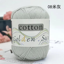 1Pc 50g Hand knitting 100% cotton yarn soft crochet yarn to knit sweater blanket hat line crocheting amigurumi doll bag threads
