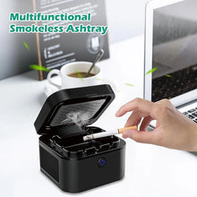 Multifuntional Ashtray Air Purifier Smokless  Smoke Removing ,USB Chargeable Smokeless Ashtray Indoor,Outdoor,Home,Office