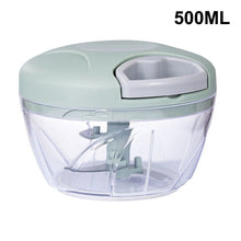 1PCS 500/900ML Manual Meat Mincer Garlic Chopper Rotate Garlic Press Crusher Vegetable Onion Cutter