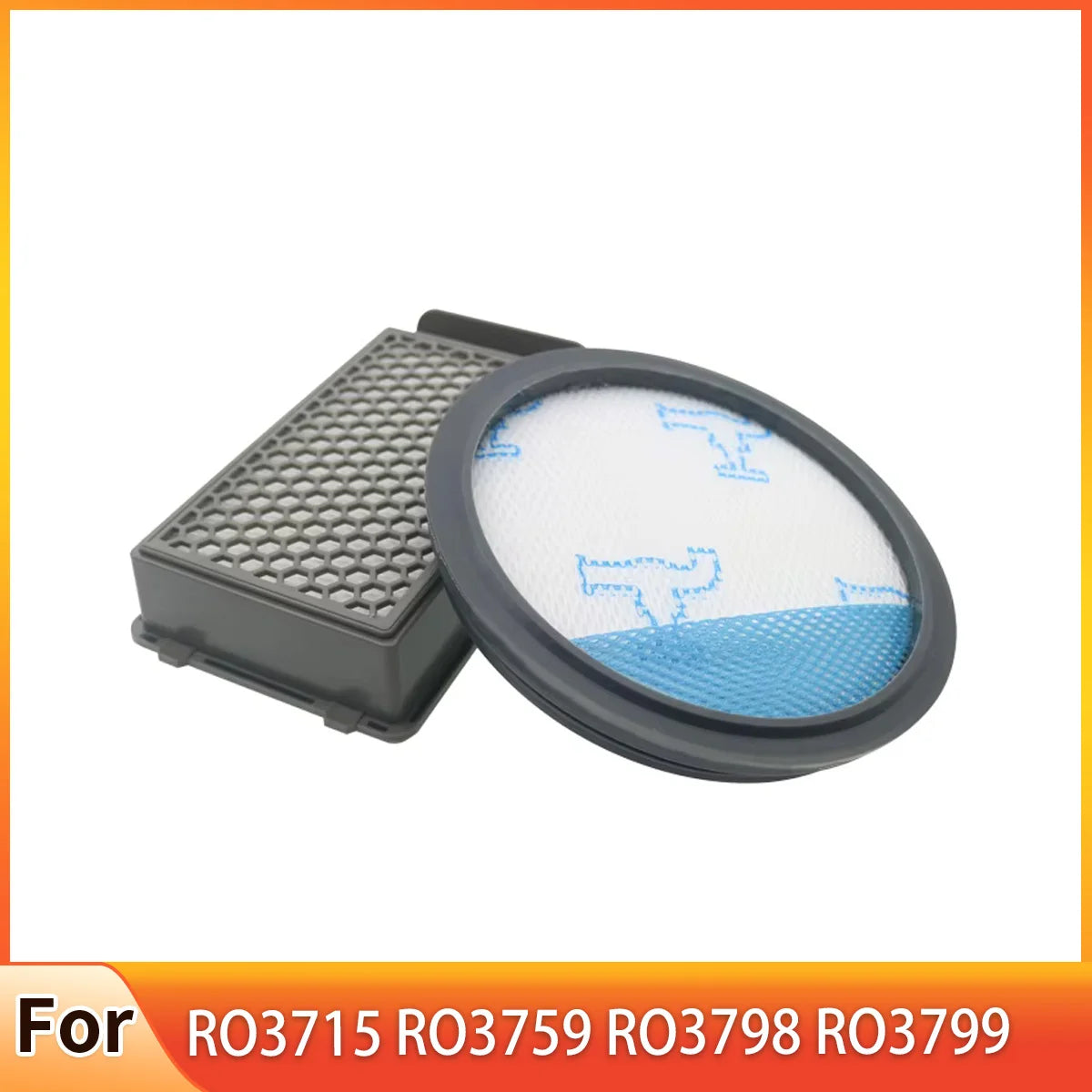 Filter for Rowenta Filter Kit HEPA Staubsauger Compact Power RO3715 RO3759 RO3798 RO3799 Vacuum Cleaner Parts Kit Accessories
