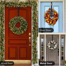 Metal Over-the-Door Wreath Hanger with Single Hook for Front Door Decor - image 2