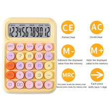 1pc 12-digit large LCD display and big round button desktop calculator for flexible keyboard calculator for office, school