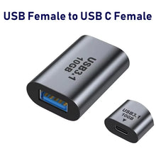 USB A to Type-C Adapter USB 3.1 OTG Adapter Mobile Phone Laptop Fast Charging Converter 10Gb Data Transfer Cable Connector