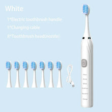 Sonic Electric Toothbrush Cleaning Brush For Adult Automatic Rechargeable Soft Hair Waterproof Ultrasonic Tooth Brush 4 heads
