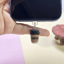 Cute Coffee Cup Phone Dust Plug Charm for iPhone, Android and Type-C Ports - image 4