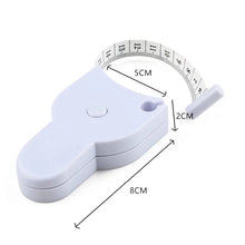 Self-tightening Body Measuring Tape Ruler 150cm/60 Inch Sewing Tailor Dressmaking Measure Ruler Meter Film for Waist Chest Legs