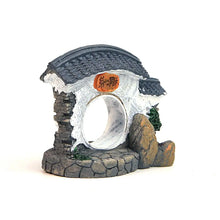 Cute Resin Miniature Statue Mini House Figurines Chinese Rural Sense DIY Scene Statue Bonsai Decor Fairy Garden Micro Landscape