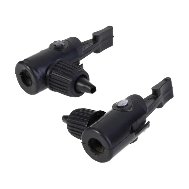 2Pcs Bicycle Inflator For Valve Air Pump Schrader Adapeter Nozzle Tackle Accessories For Bike