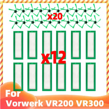 Spare Hepa Filter Side Brush For Vorwerk Kobold VR200 VR300 Robot Vacuum Cleaner Replacement