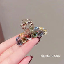 Colored Rhinestone Hair Claw Clips, Shark Clip Hair Grips in 3 Sizes - image 5
