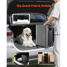 SucceBuy Dog Ramp for Cars Folding Pet Ramps for Dogs Pet Stair Ramp with Non-Slip Oxford Fabric Portable Dog Car Ramps for SUV