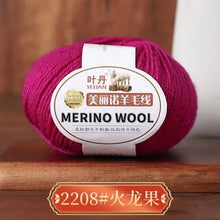 1Pc 50g Soft Merino Wool Yarn for hand knitting Anti-pilling Wool Crochet line knit Sweater Scarf hat Wool Thread warm lana