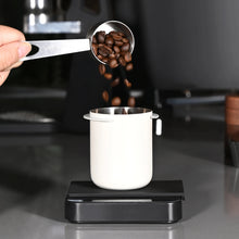 58mm Dosing Cup Sniffing Mug 304 Stainless Steel Coffee Dosing Cup Compatible with 58mm Espresso Portafilters Coffee Accessories