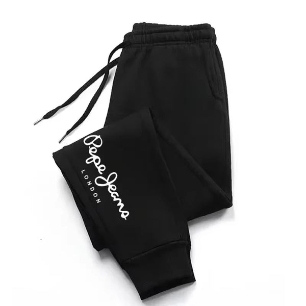 Pantalones deportivos elegantes de alta calidad para hombre, pantalones de correr casuales y modernos con estampado, adecuados para trotar en primavera y otoño