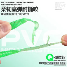 Little Elf Soft Lure Triple Tail Fish Bait 4cm 5cm 6.5cm Curly Tail Fishing Lure For Bass Perch Panfish Freshwater