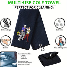 Happy Gilmore Funny Waffle Golf Towel Large 16x24 Clean Golf Club Ball Premium Strength Ultra Absorbent Gear Happy Men Gilmore