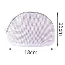 1PC S/M/L/XL Zippered Mesh Wash Bags Reusable Coarse Net Foldable Thicken Laundry Bags For Underwear Washing Machines Bra Bag
