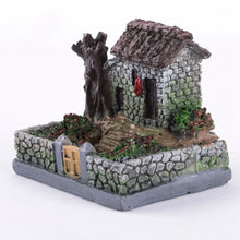 Cute Resin Miniature Statue Mini House Figurines Chinese Rural Sense DIY Scene Statue Bonsai Decor Fairy Garden Micro Landscape