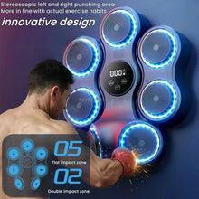2025 New Music Boxing Machine Bluetooth Adult Electronic Wall Target HookPunch Equipment Target Wall Mounted Gym Home Equipment