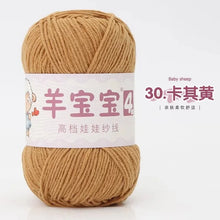 50g 1pc Hand Knitting Milk Cotton Yarn Knitted Blanket Sweater Scarf Doll Crochet Yarn wool thread line Crocheting amigurumi