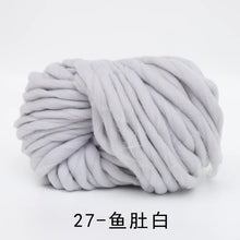 250g/roll Super Thick Natural Merino Wool Chunky Yarn DIY Hat Scarf Bib Wool Hand-knitted Blanket Thick Yarn for Knitting Wool