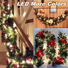 2.7m LED Christmas Garland with Lights for Mantel, Fireplace, Stairs and Door - image 2