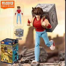 En existencia Blokees Saint Seiya Caja Ciega Stars 2 Sagitario Libra Acuario Modelo de ensamblaje Periférico de animación Regalo