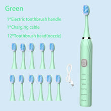Sonic Electric Toothbrush Cleaning Brush For Adult Automatic Rechargeable Soft Hair Waterproof Ultrasonic Tooth Brush 4 heads