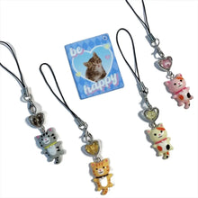 Phone Accessories Cat Pendant Cat Phone Strap Cellphone Chain Keychain Y2K Phone Charm Cute Anti Lost Phone Lanyard Jewelry Gift
