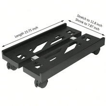 Adjustable Mobile CPU Stand Heavy-Duty PC Tower Stand With 4 Caster Wheels Ventilated Under Desk CPU Holder PC Floor Cart