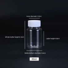 15ml/20ml/30ml/100ml Plastic PET Clear Empty Seal Bottles Solid Powder Medicine Pill Vial Container Reagent Packing Bottle