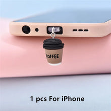 Cute Coffee Cup Phone Dust Plug Charm for iPhone, Android and Type-C Ports - image 10