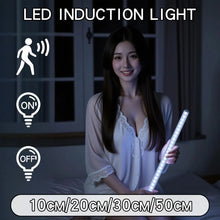 LED Motion Sensor Light Type C Rechargeable Light Wireless LED Night Light Cabinet Wardrobe Lamp Staircase Backlight For Kitchen