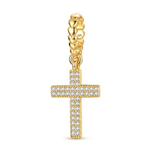 925 Sterling Silver Charm Pendants for DIY Bracelets, Cross, Whale and Shark - image 10